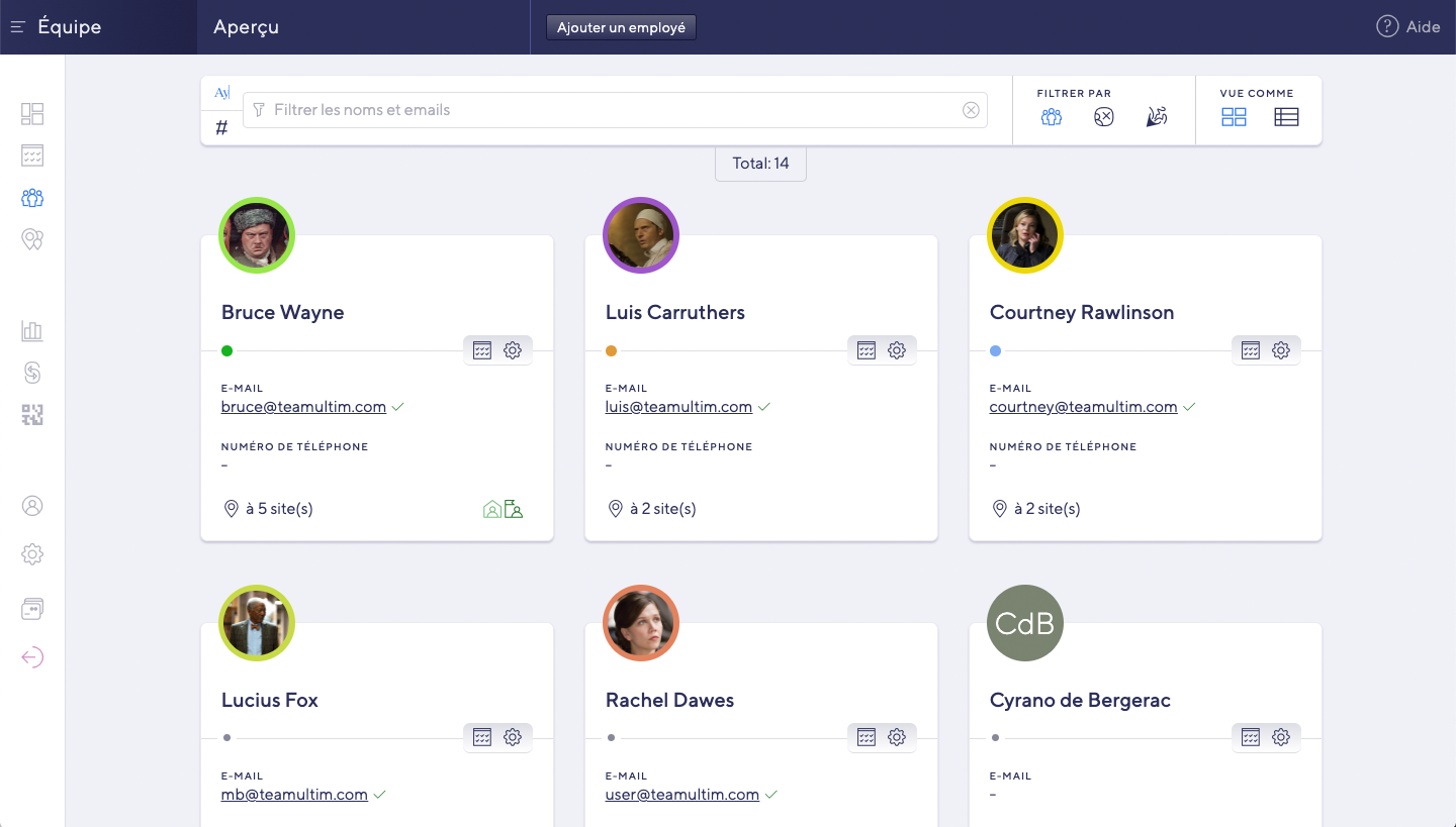 Votre _équipe_ est votre plus grand atout.